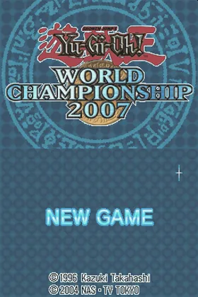 Yu-Gi-Oh! - World Championship 2007 (USA) (En,Ja) screen shot title